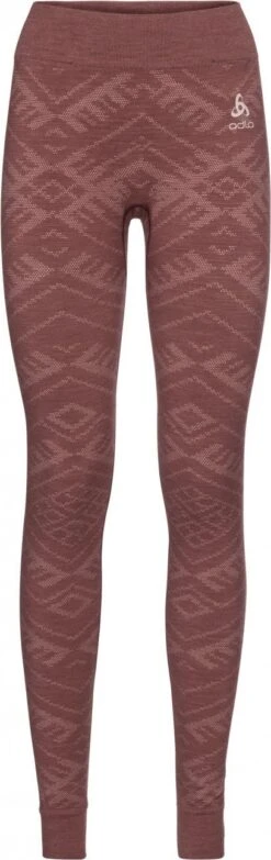 Odlo NATURAL + KINSHIP WARM Bottom Long Red