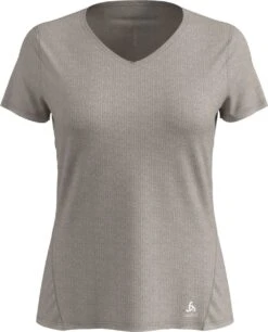 Lou Linencool Odlo Short Sleeve Jersey Gray Women