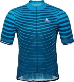 Odlo Zeroweight Ceramicool Odlo Short Sleeve Jersey Blue Men