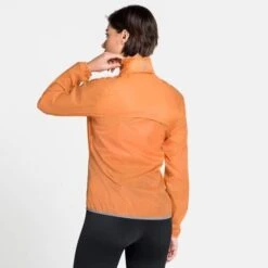 Odlo Zeroweight Dual Dry Orange Waterproof Jacket Women 3 Odlo Zeroweight Dual Dry Orange Waterproof Jacket Women -Odlo Sales Store 15165185ea984e5075cf4.52164036