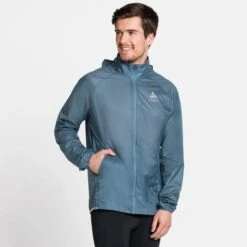 Odlo Zeroweight Dual Dry Waterproof Jacket Blue Men -Odlo Sales Store 15165205ea98670e3f925.14481579
