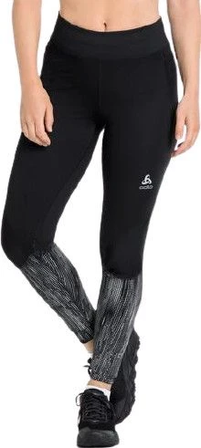 Odlo Zeroweight Warm Reflective Women's Tights Black / Gray