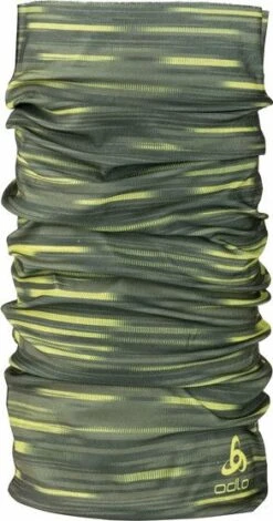 Odlo Light Print Green Khaki Unisex Neck Warmer