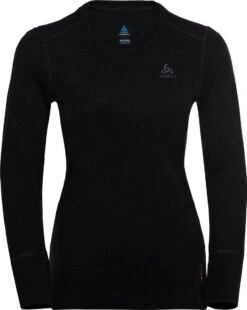 Odlo Merino 260 Black Women's Long Sleeve Jersey