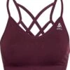 Odlo SeaManches Long Soft Bra Red Grey Women's