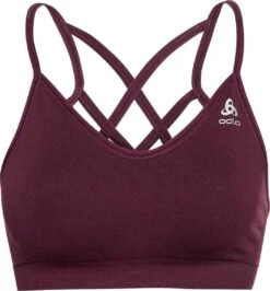 Odlo SeaManches Long Soft Bra Red Grey Women's