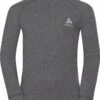 Odlo Active Warm Eco Kids 1/2 Zip Long Sleeve Jersey Grey