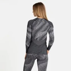 Odlo Blackcomb Eco Long Sleeve Jersey Black / Gray 2 Odlo Blackcomb Eco Long Sleeve Jersey Black / Gray -Odlo Sales Store 209631261659a18bdda54.60696581