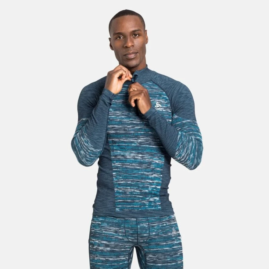Odlo Blackcomb Eco Blue 1/2 Zip Long Sleeve Jersey Odlo Blackcomb Eco Blue 1/2 Zip Long Sleeve Jersey -Odlo Sales Store 209631561cdbc9aa59ec4.05675681