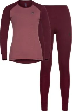 Women's Odlo Active Warm Eco Set Grey / Green -Odlo Sales Store 20963386166aa23774e83.17838839