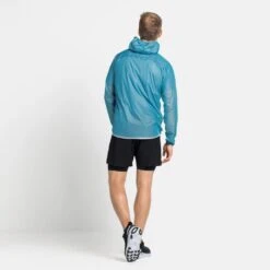 Odlo Zeroweight Dual Dry Waterproof Jacket Blue -Odlo Sales Store 20963486165a39d6e97f4.90730010