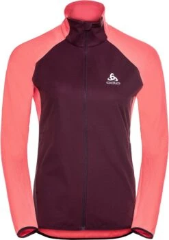 Odlo Women's Zeroweight Warm Hybrid Jacket Red