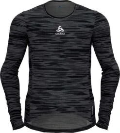 Odlo Zeroweight Ceramiwarm Grey / Black Long Sleeve Jersey