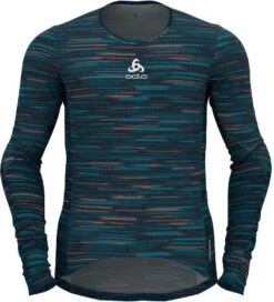 Odlo Zeroweight Ceramiwarm Long Sleeve Jersey Blue