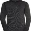 Odlo Berra Black Grey 1/2 Zip Sweater