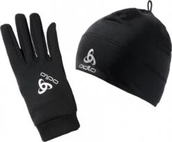 Hat + Gloves Odlo Polyknit Black Unisex