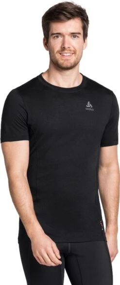 Odlo Merino 130 Short Sleeve Jersey Black