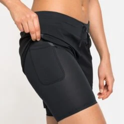 Odlo Axalp Trail 6in 2-in-1 Shorts Black Women -Odlo Sales Store 220038861ea856267d082.05218231