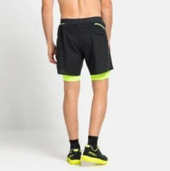 Odlo Axalp Trail 6in 2-in-1 Shorts Black Yellow -Odlo Sales Store 220039161f7f06cbc5454.15558193