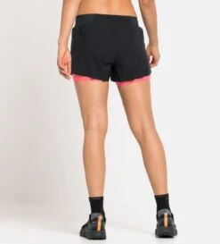 Women's Odlo Zeroweight 3in 2-in-1 Shorts Black Pink -Odlo Sales Store 220039361f7ef1a54ad02.52017855