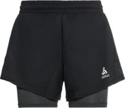 Odlo Run Easy 5in 2-in-1 Shorts Black Women