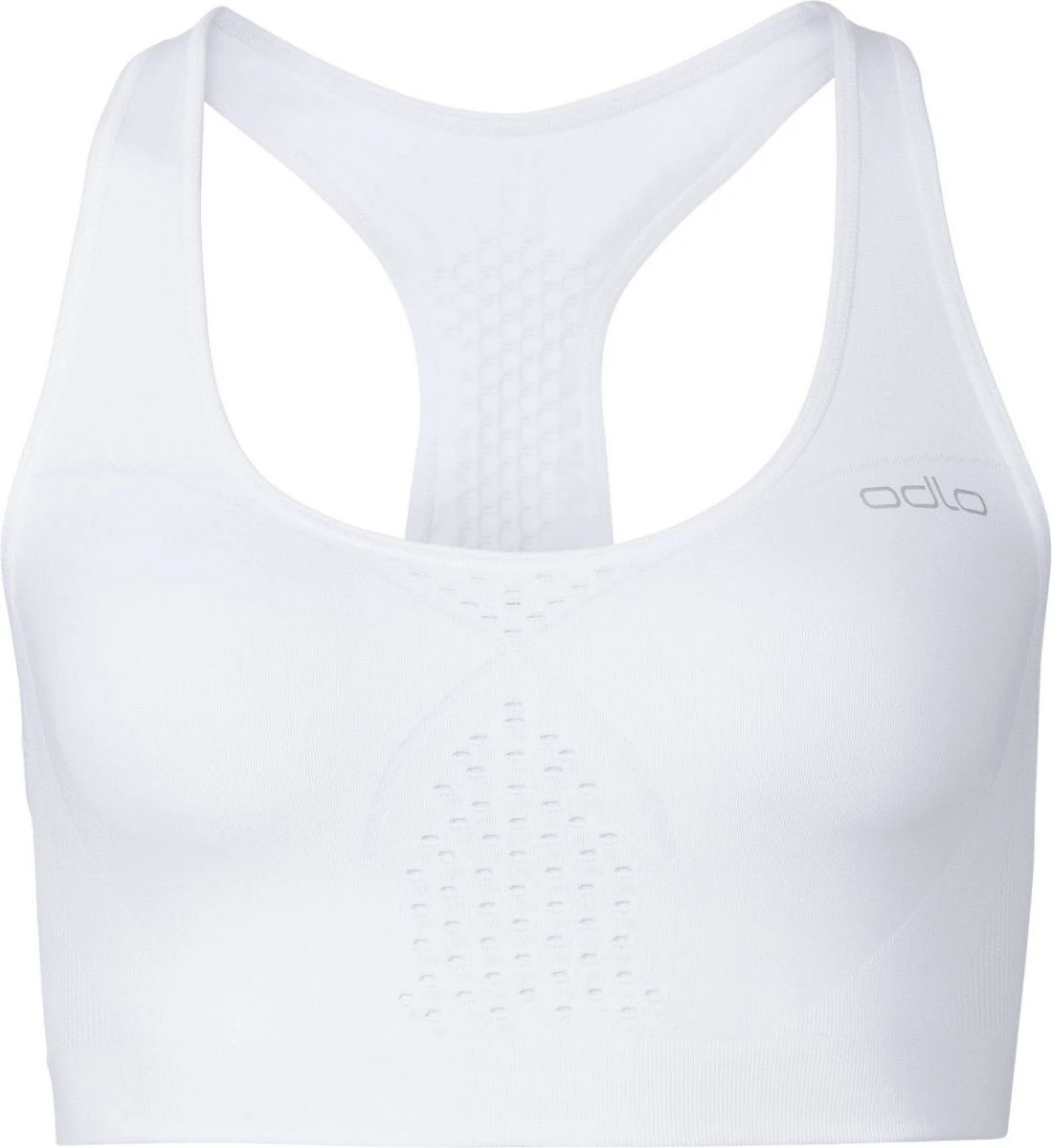 ODLO MEDIUM SEAMLESS Sports Bra White ODLO MEDIUM SEAMLESS Sports Bra White -Odlo Sales Store 56d4669008116